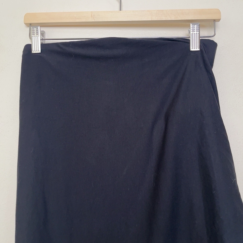 Aritzia Womens Medium The Group by Babaton Tie Front Bevington Skirt In Black - Picture 12 of 14